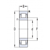 Підшипник 32134 Л (NU1034M)