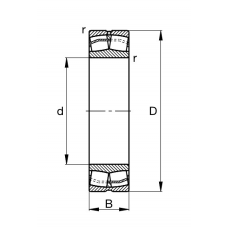  Подшипник 3518 (22218 MBW33)