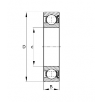 Підшипник 6205 RSR