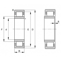 Подшипник NUP 2205 E TVP2