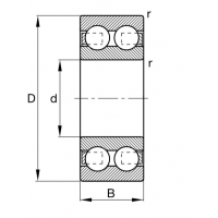 Подшипник 3307 B TVH C3