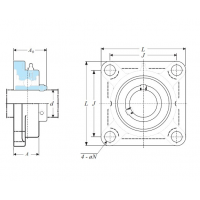 Корпус із підшипником UCF 210-J7