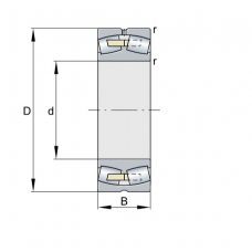 Подшипник 23022 E1A-XL-M