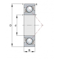 Подшипник 7309 B TVP