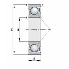 Підшипник  7200 B-XL-TVP