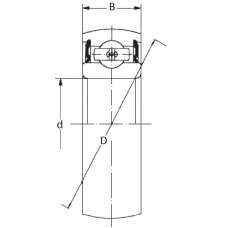Підшипник CS 203 2RS