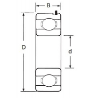 Подшипник 6306 NR