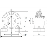 Підшипник UCPA 204